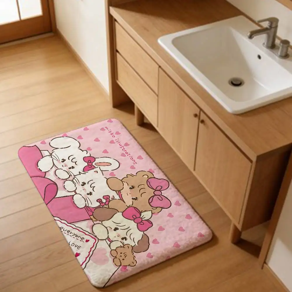 Popular Artist M-Mikko Entrance Door Mat Nordic Style Home Doormat Bathroom-Toilet Mats Bedroom Hotel Decor Mat