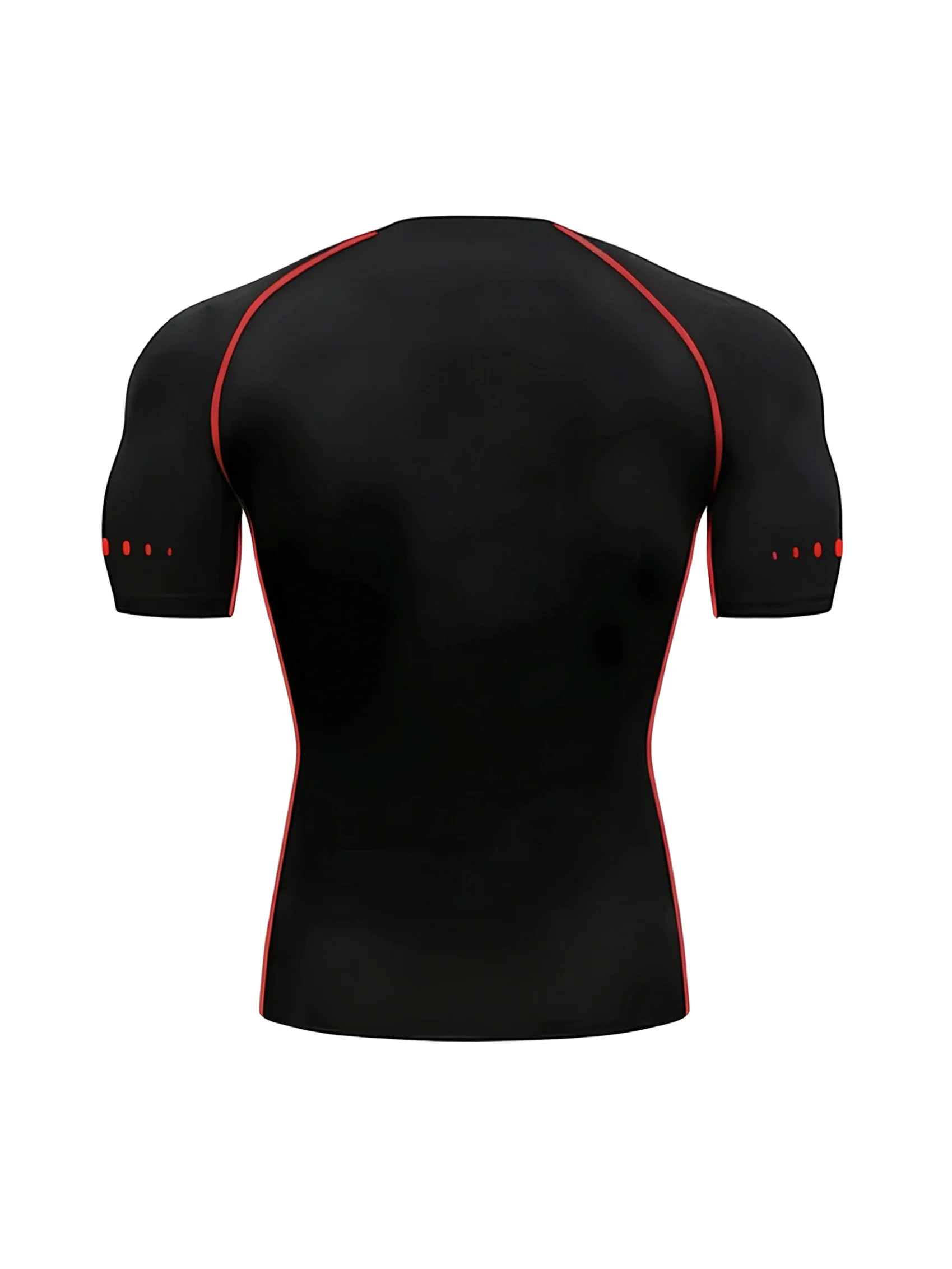 Men's Compression T-Shirt Quick Dry Breathable Elastic Gym Tee Multi Colors Available for All Seasons Running Fit Single Piece image 3