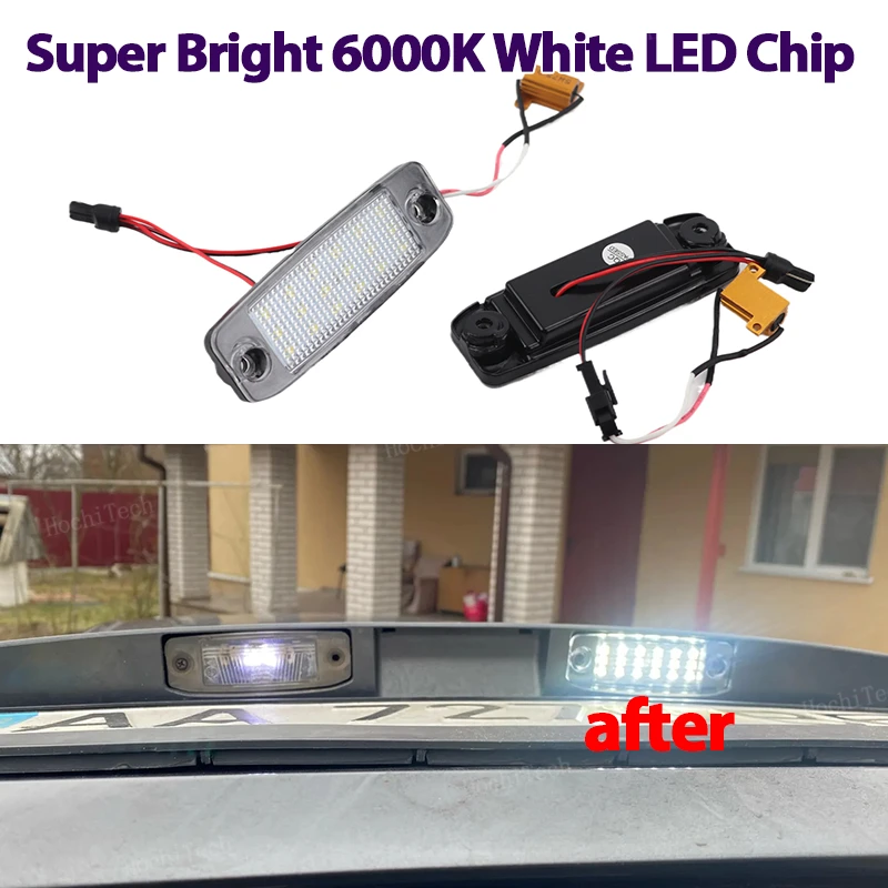 12V LED Number License Plate Light Lamp canbus no error For Kia Sportage 2011-2016 Hyundai SONATA 10 YF 10MY 2010-2019