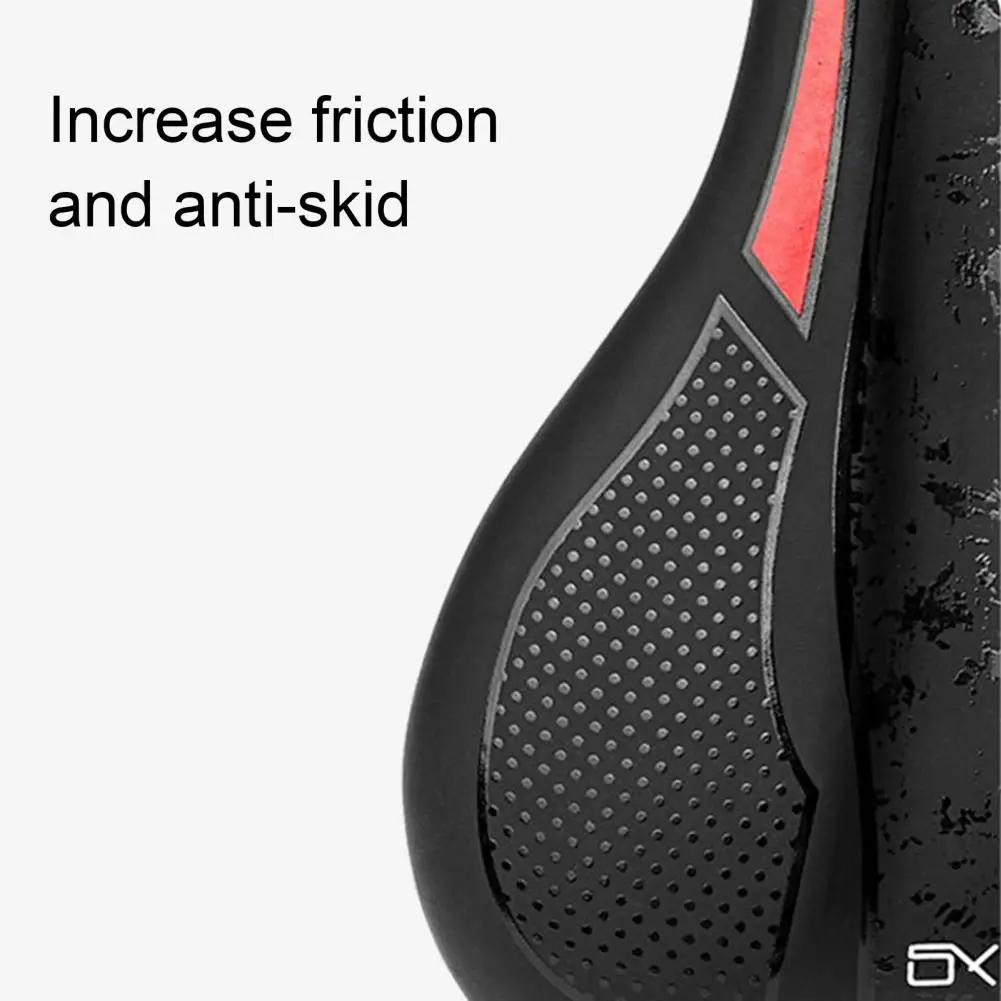 

Bike Saddle Stable High Elasticity Faux Leather MTB Road Bicycle Saddle Cycling Supply