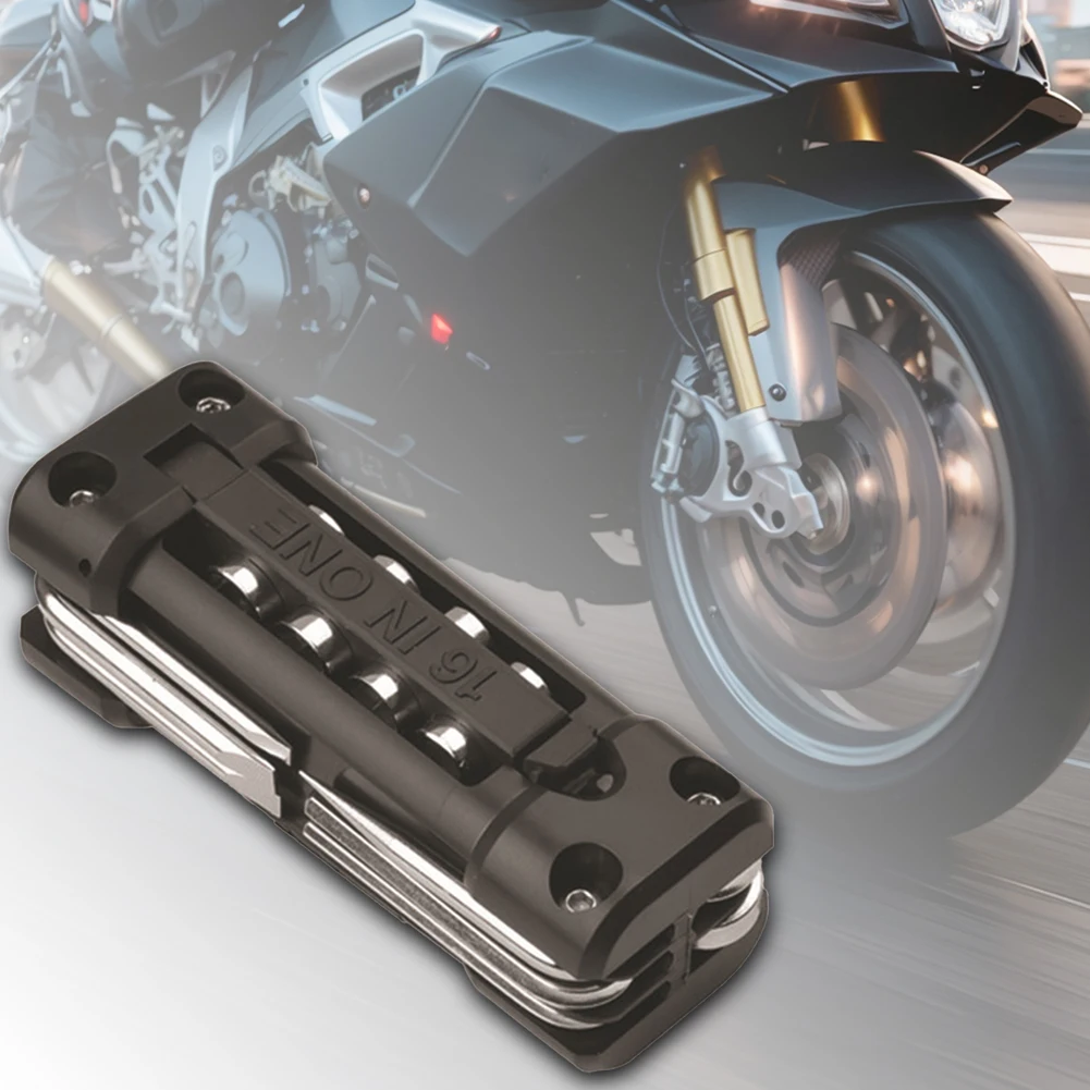 Multitool Tire Repair Tool Set Hexagon Wrench Chain MTB Road Cycling Motorcycle Tools Socket Motorcycle Multifunction Repair Kit