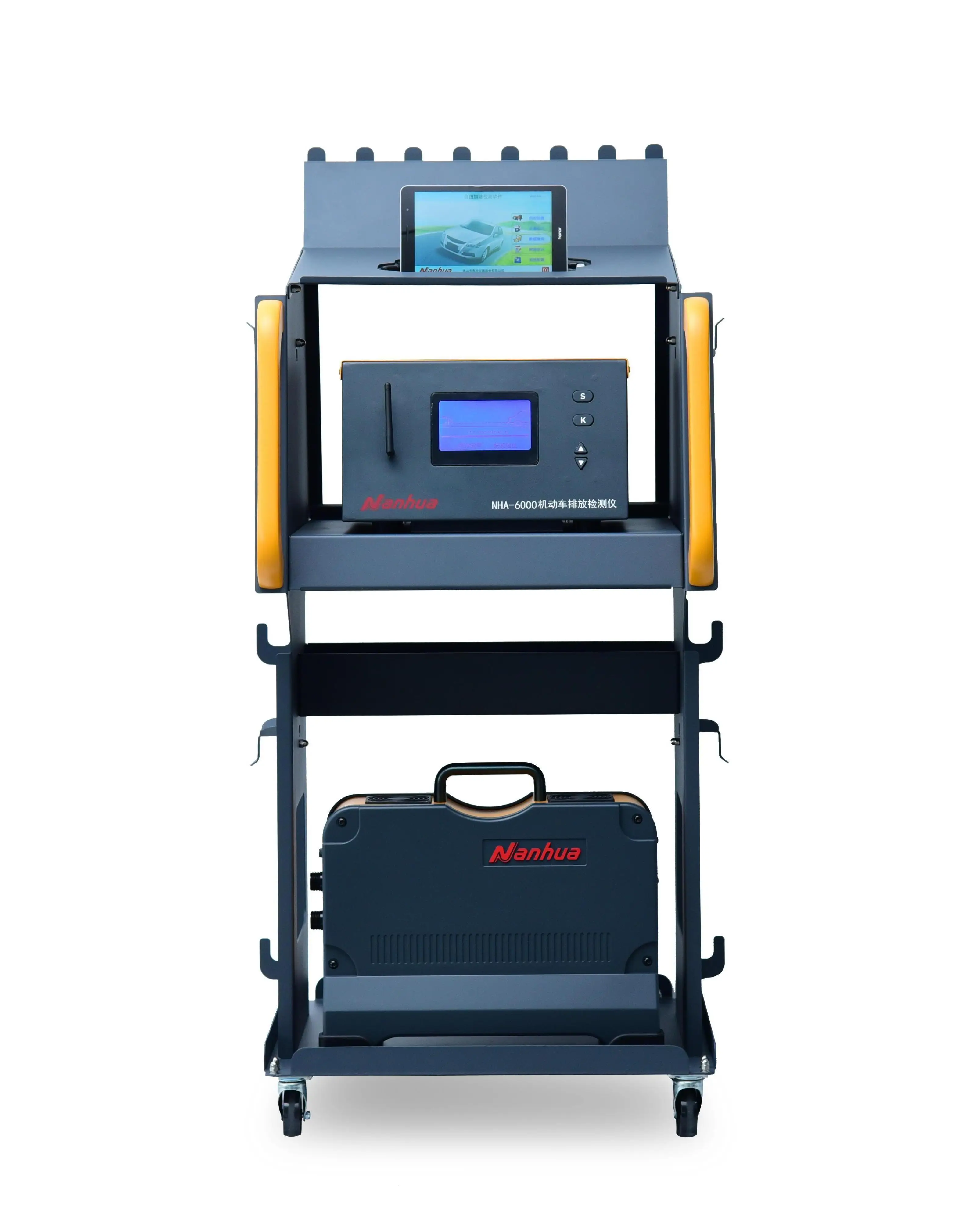NANHUA NHA-6000 Gas Analyzer a Combo Gas Analyzer with 5-gas Analyzer and Opacimeter ,Petrol and Diesel Engine Gas Analyzer