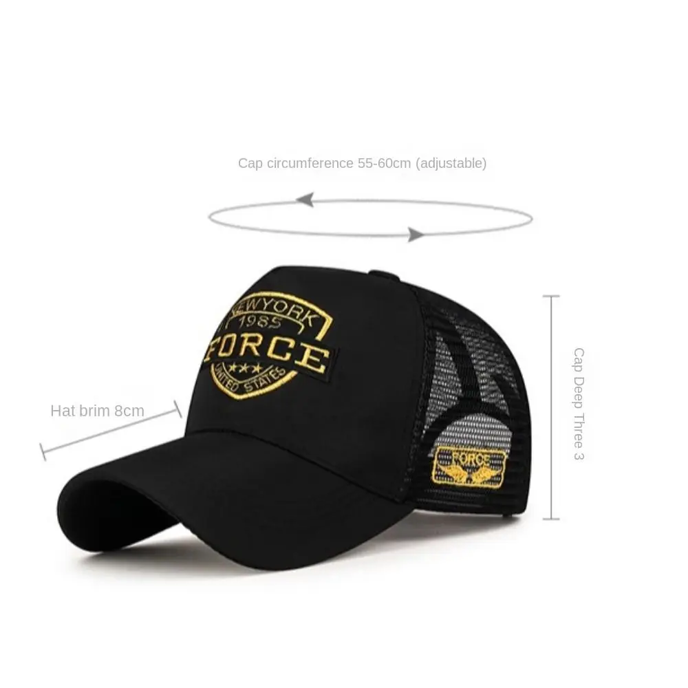 عارضة شبكة الغزل قبعة بيسبول تنفس التطريز قبعة الشمس في الهواء الطلق الهيب هوب قناع للرجال والنساء #2