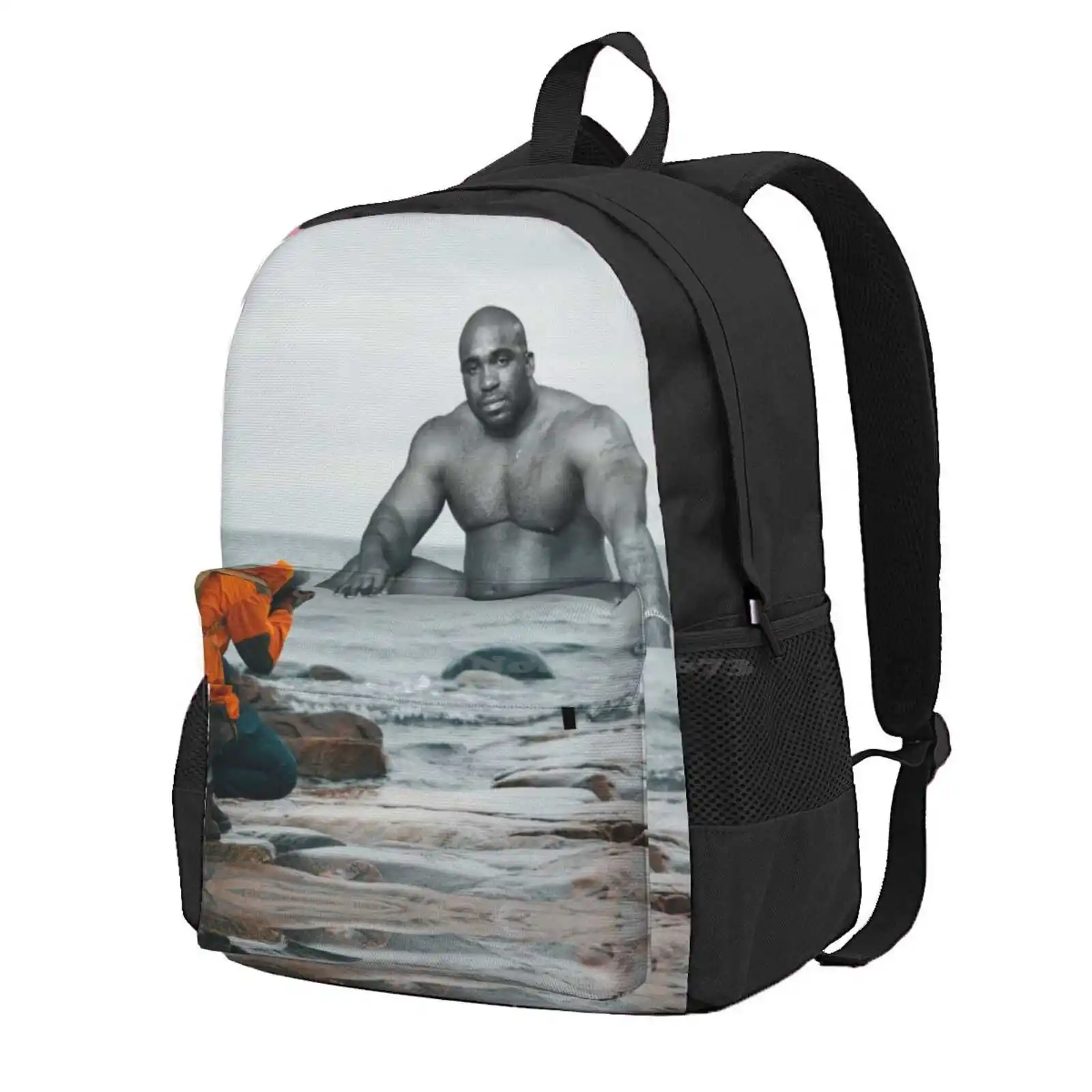 Taking A Photo Of Barry Wood Hot Sale Schoolbag Backpack Fashion Bags Barry Wood Meme Dude Black Guy Meme Big Dick Black Guy