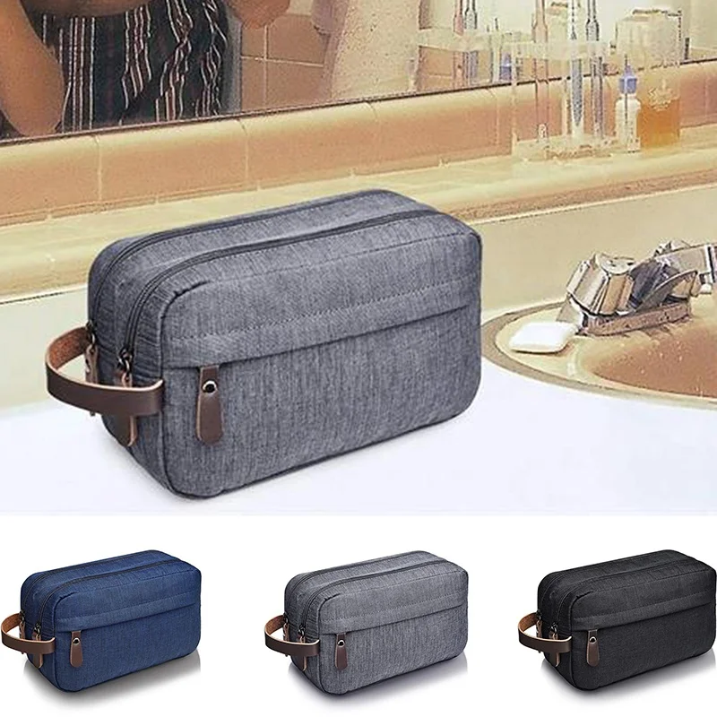 Borsa per cosmetici di grande capacità borsa per il trucco da donna Necessaire borsa per il trucco portatile impermeabile da viaggio