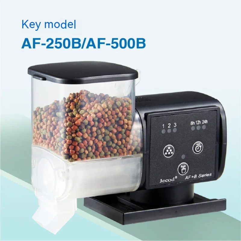 2023 Jebao Jecod fish tank feeder intelligent timing feeder large capacity 250ML 500ML aquarium automatic feeding fish feeder