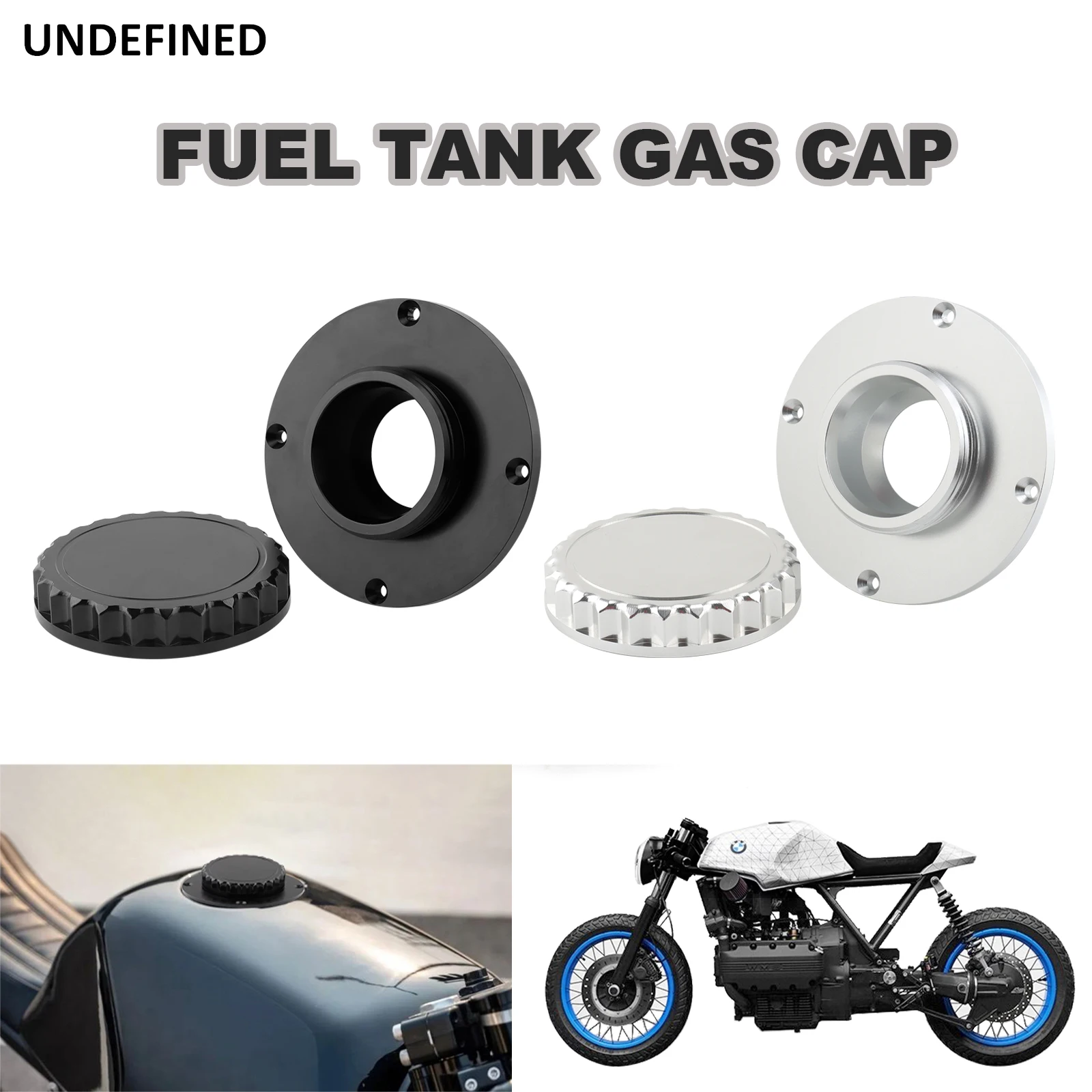 Motorcycle Fuel Tank Gas Cap Cover Retro Oil Box Cap For BMW K1 K75 K75C K100 K100RS K1100 K1100LT Moto Accessories CNC Aluminum