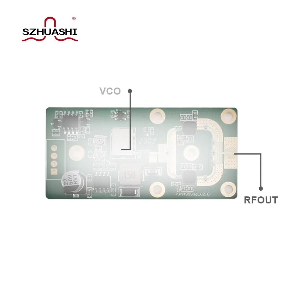 SZHUASHI 100% новый 0,9 ГГц 5 Вт (YJM031037_0810 ) PCBA без корпуса, маломощный источник сигнала, настраиваемая серия