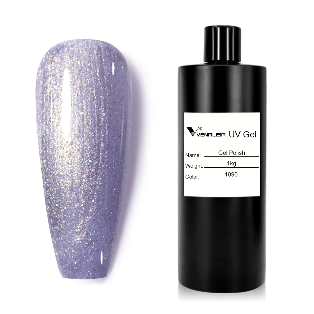 Venalisa Jelly Color Construction Gel Transparant Roze 1l Volume Doordrenken Van Opgeheven Semi-Permanente Zelfnivellerende Pastelgellak - afbeelding 1