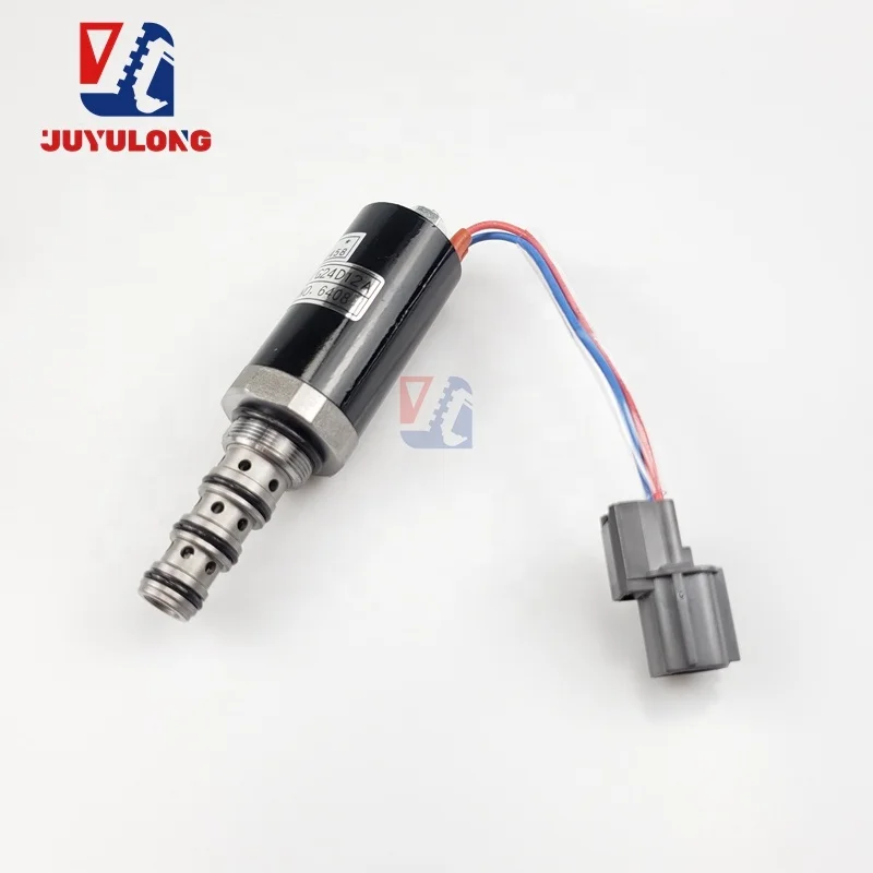 JUYULONG Hoge Kwaliteit Graafmachine Accessoires Voor Kobelco Magneetventiel YN35V00005F1 KWE5K-20/G24D12A SK230-6E SK200-2 SK200-5