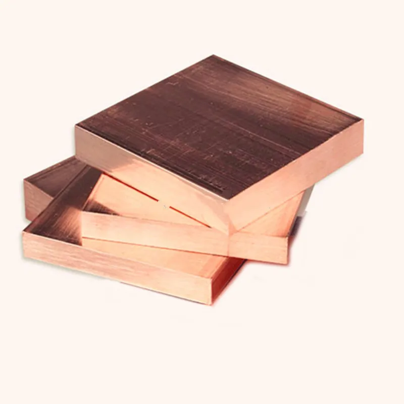 Placa de Cobre 99.9 Placa Faça Você Mesmo Artesanal Material de Cobre Puro Tablets Material Faça Você Mesmo para Molde Industrial ou Arte de Metal