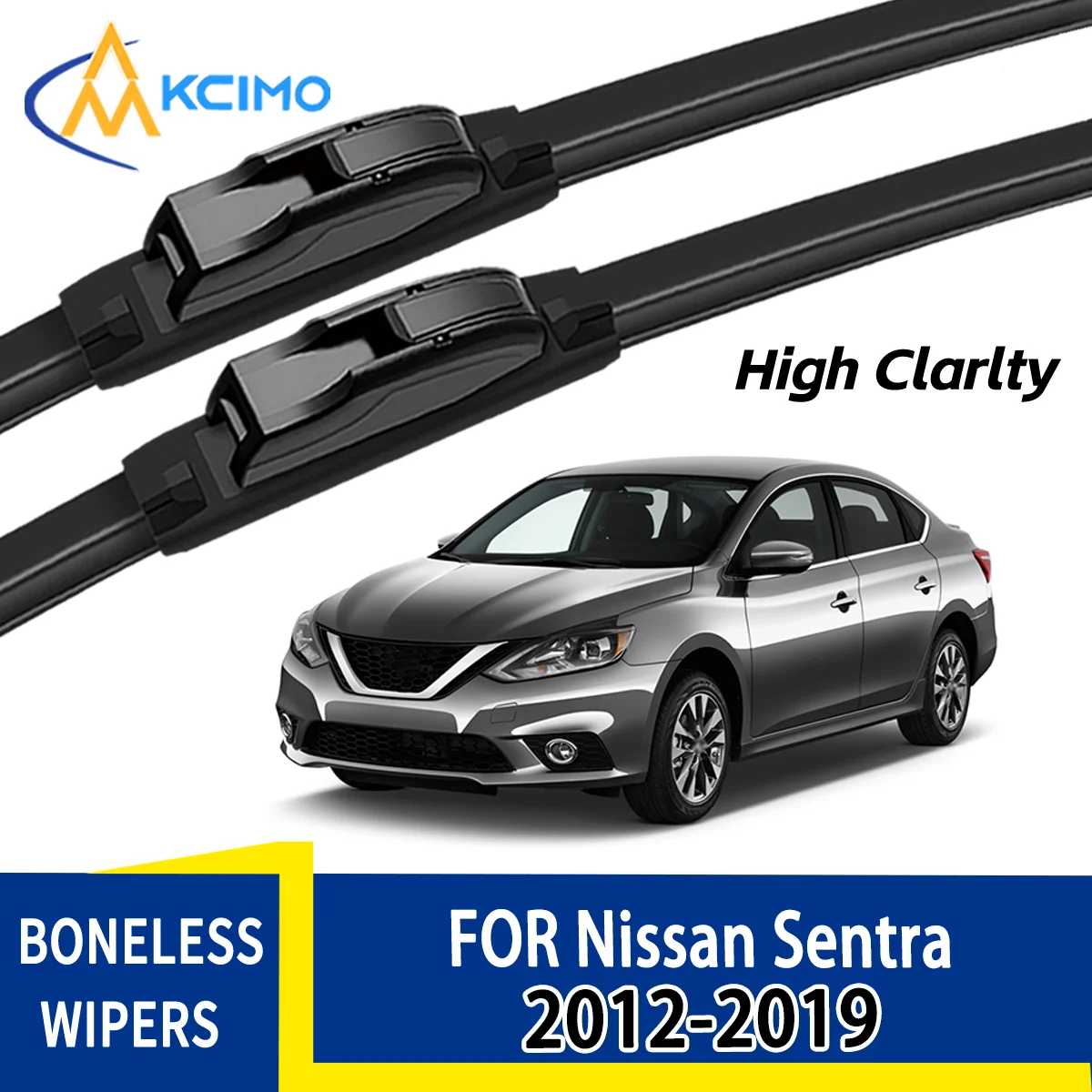 

For Nissan Sentra B17 2012-2019 2013 Automobiles Durable Quiet Front Windscreen Wiper Blades Auto Window Replacement Accessories