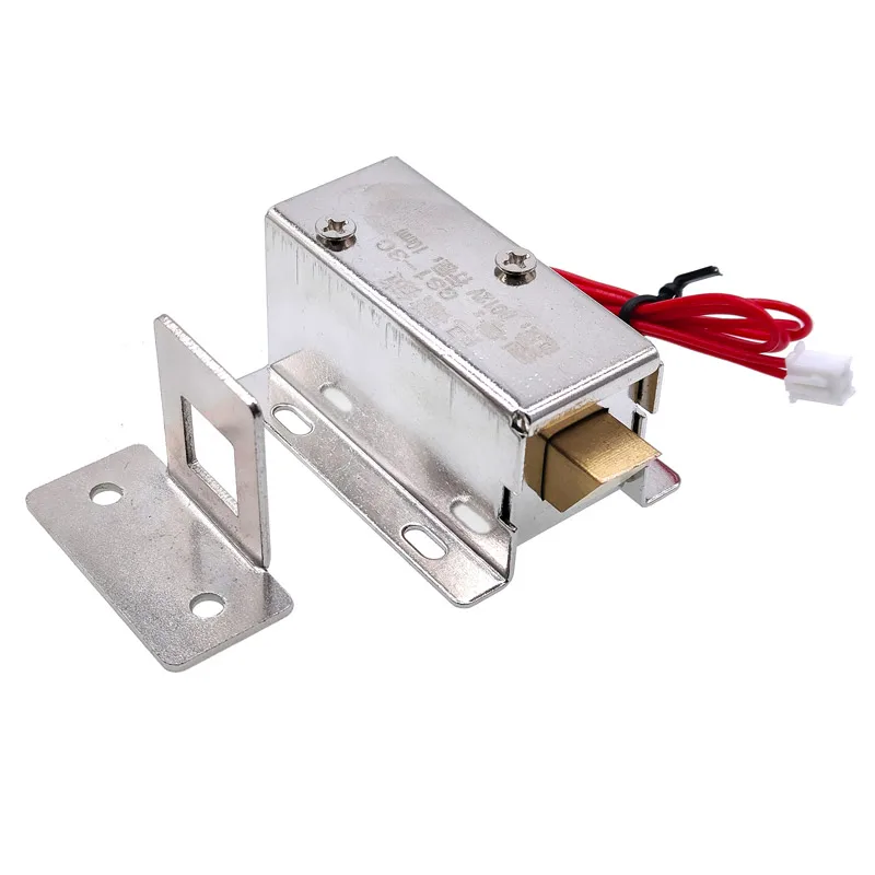 Intelligent Electromagnetic Lock 12V 24V Frame Electromagnet Electric Control Lock for Drawer Cabinet Door 10mm And Guide Plate