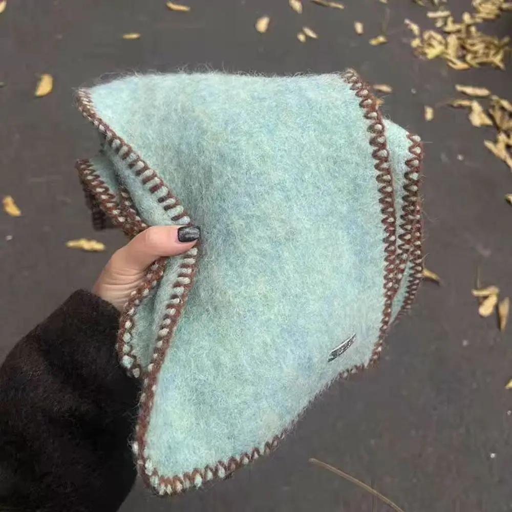 

Мягкий зимний кашемировый шарф, зимний теплый ветрозащитный термотеплый шарф для шеи, утолщенные шали с запахом, мотоциклетный шарф, осень-зима