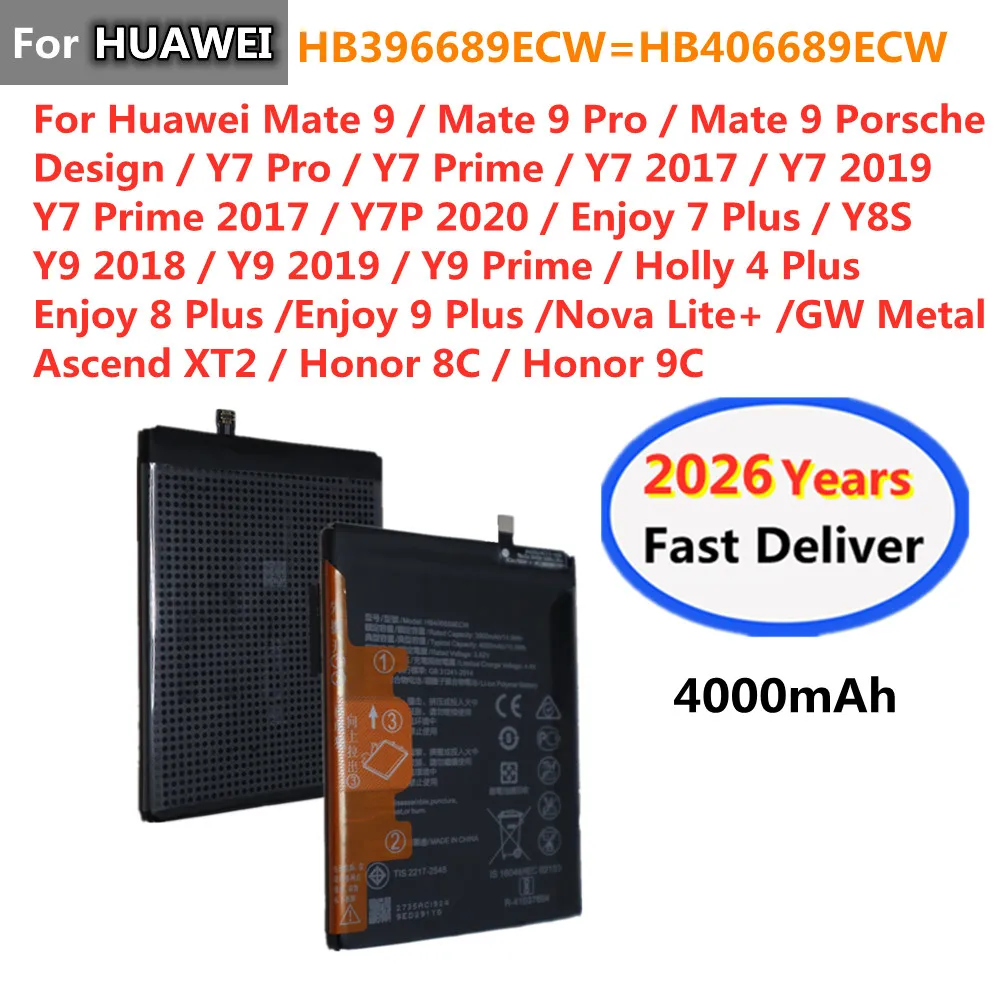 Para Huawei Y7 Pro /Y9 Y7 Prime Y7P Y8S, Enjoy 7 8 9 Plus, Mate 9 Pro, Design, Holly 4 Plus, Nova Lite+, Ascend XT2, Honor 9C 8C