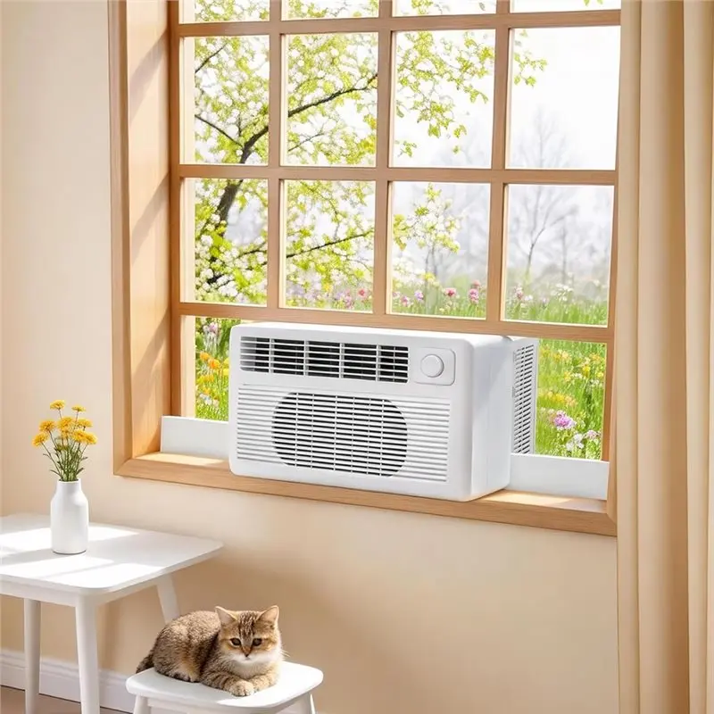 A04G-Insulation AC Side Foam Panels For U-Shaped Window Air Conditioners(2PCS), Includes Sealing Tape And Foam Strips