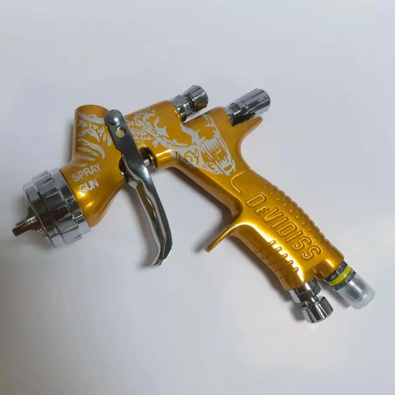 

Пистолет для покраски DEVIDISS для сложных работ, с регулировкой объема, подходит для автомобилей, мебели, грунтовки, лака и финишного покрытия.