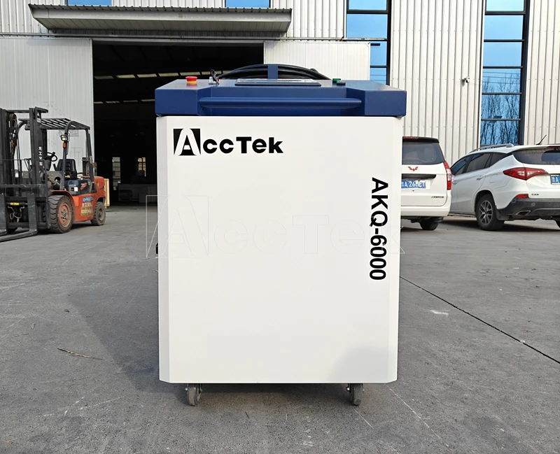 ACCTEK CW Fiber Laser Cleaner 2000w 3000w 6kw Continuous Pulse Handheld Fiber Laser Cleaning Rust Paint with MAX Laser Source