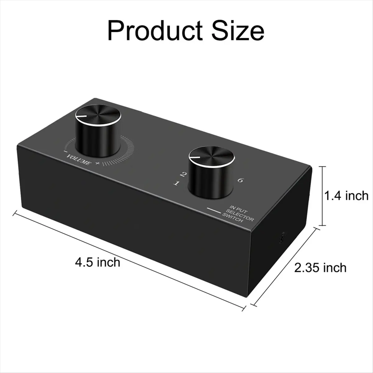 【n11r】-audio-bi-directional-switcher-audio-switch-splitter-with-volume-control-6x1-1x6