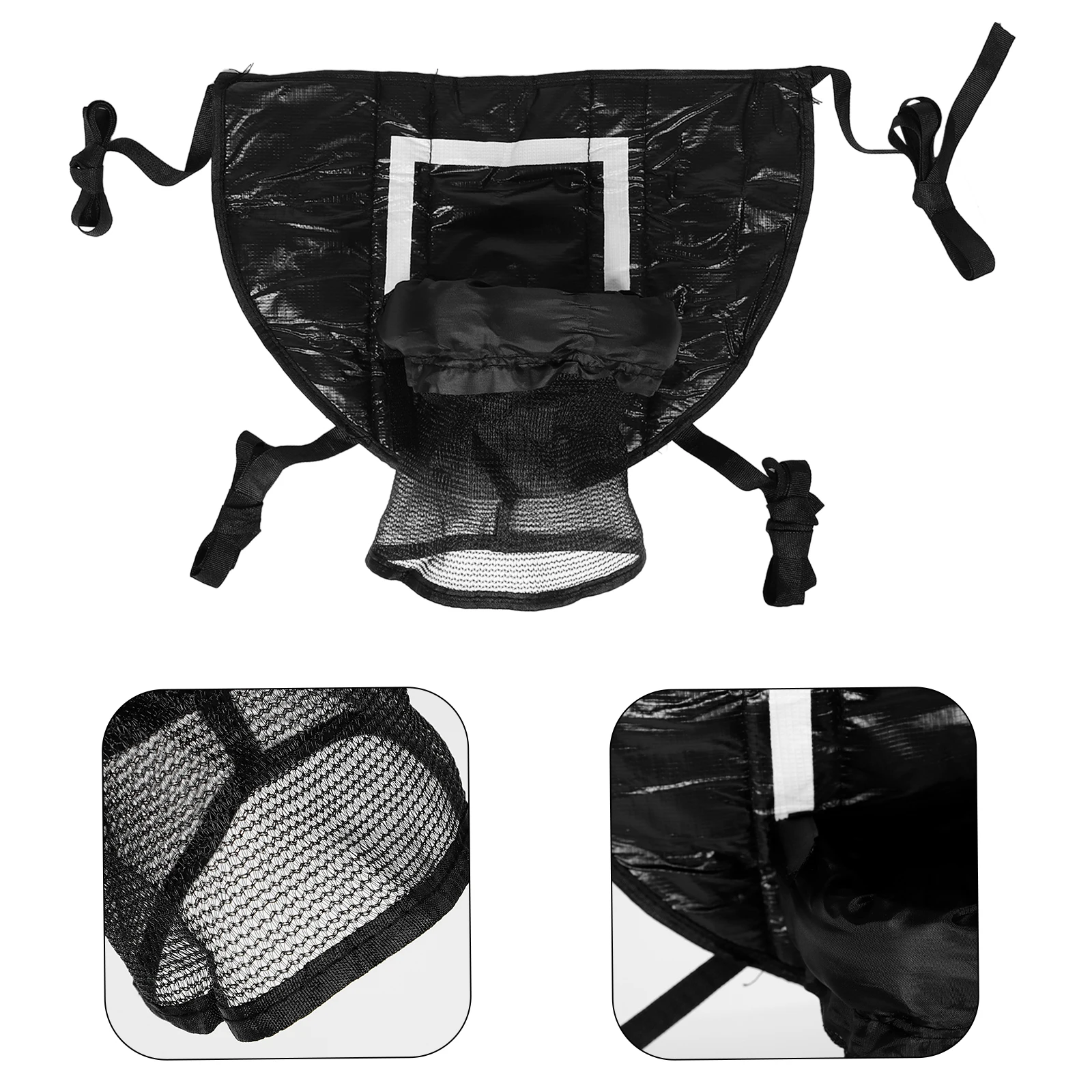 

Stylish Black Trampoline Hoop Adjustable Dual Function Indoor Outdoor Accessories For trampoline Basketball Hoop