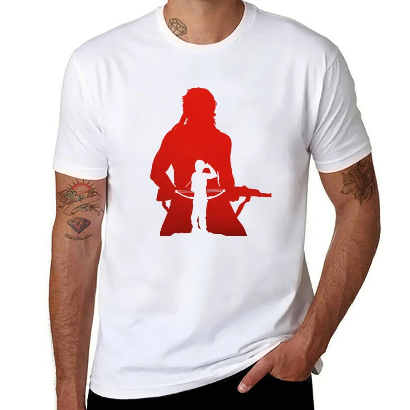

Rambo Negative Space Art T-Shirt t shirt man casual t shirts for man cotton funny T-Shirt