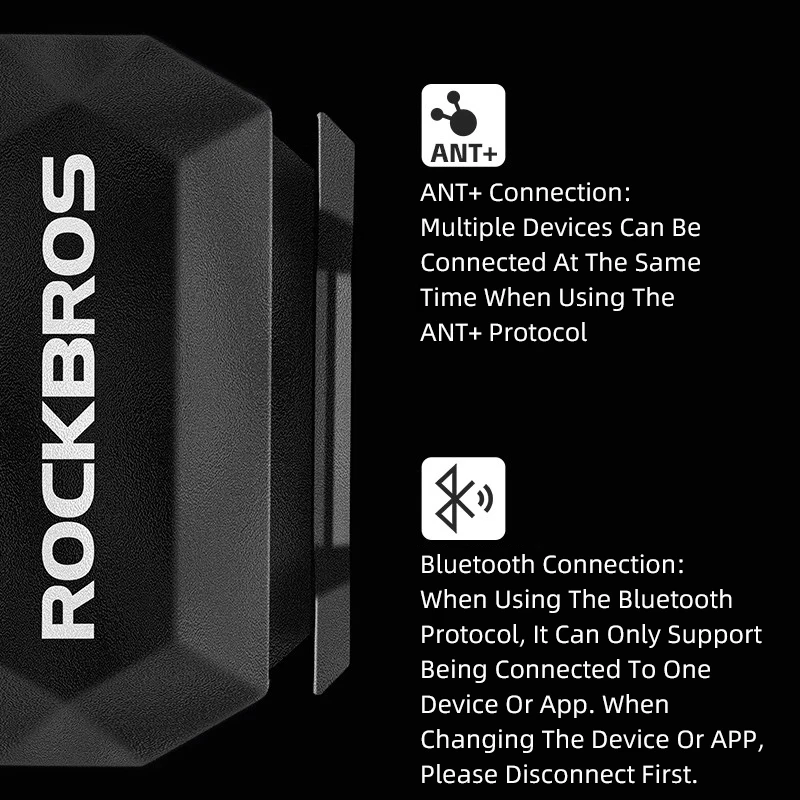 ROCKBROS دراجة الكمبيوتر ANT + الإيقاع سرعة الاستشعار مقاوم للماء لتحديد المواقع الدراجات Garmin Bryton عداد السرعة ملحقات الدراجة الجبلية الطريق