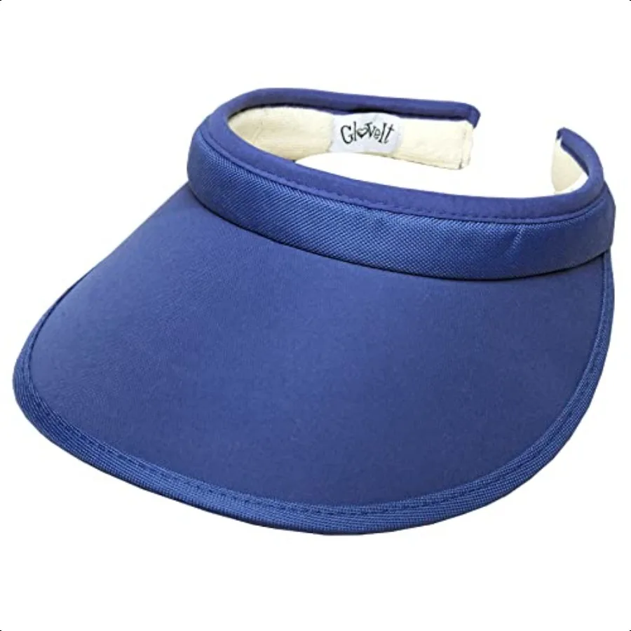 

Женская однотонная женская шляпа с козырьком Glove It. Козырек для гольфа с зажимом для защиты от ультрафиолета для бега на теннисе и пляже