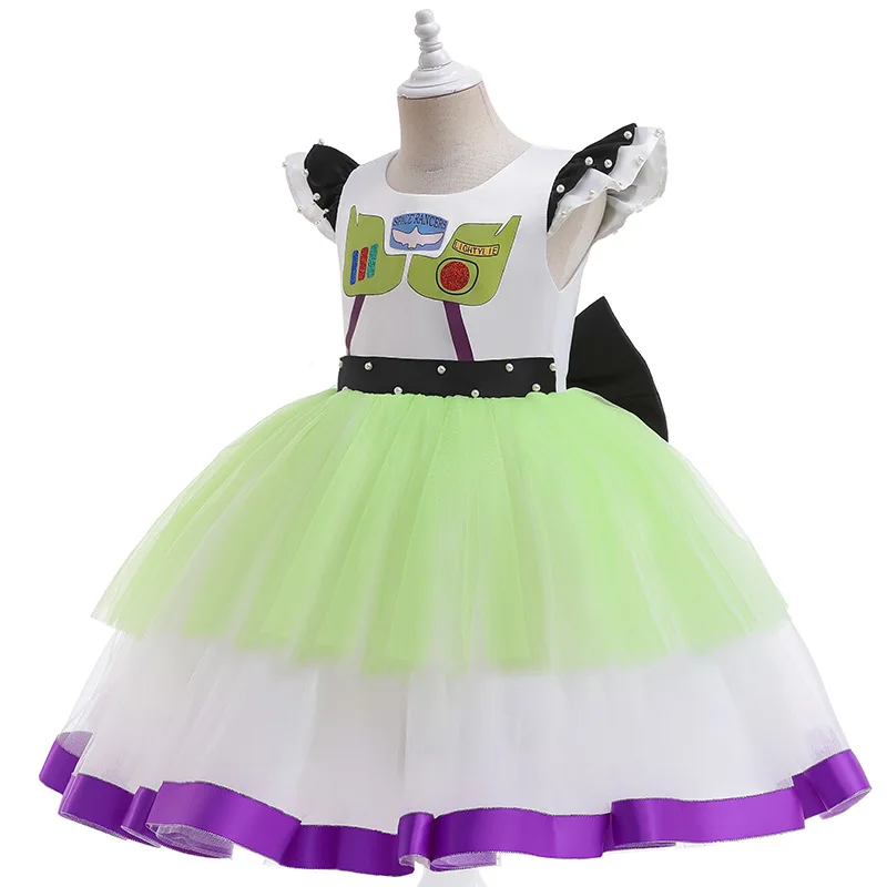 Buzz Costume Lightyear Costume Children Fancy Dress Woody Costumes Dress for Girls Birthday Party Gift Halloween Costume