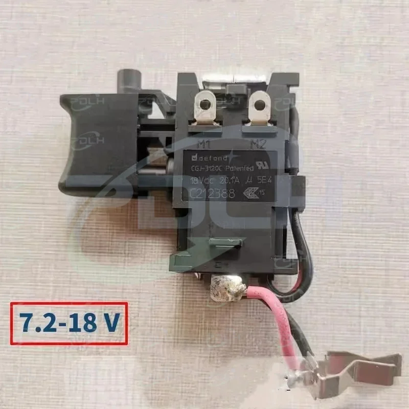 Original 7.2V-18V Speed Control Switch for Hitachi CGJ-3120C（7.2V-18V）
