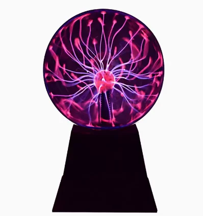 Electrostatic Ball Induction Glow Ball Plasma Ball 5/6/8-inch Red Light Blue Light Lightning Ball