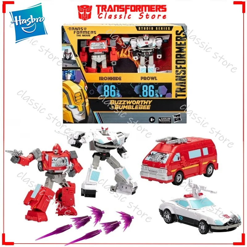 

In Stock Classic Transformers Toys Studio Series SS-86-20BB&24BB Prowl&Ironhide Cybertron Autobots Action Figures Collectible