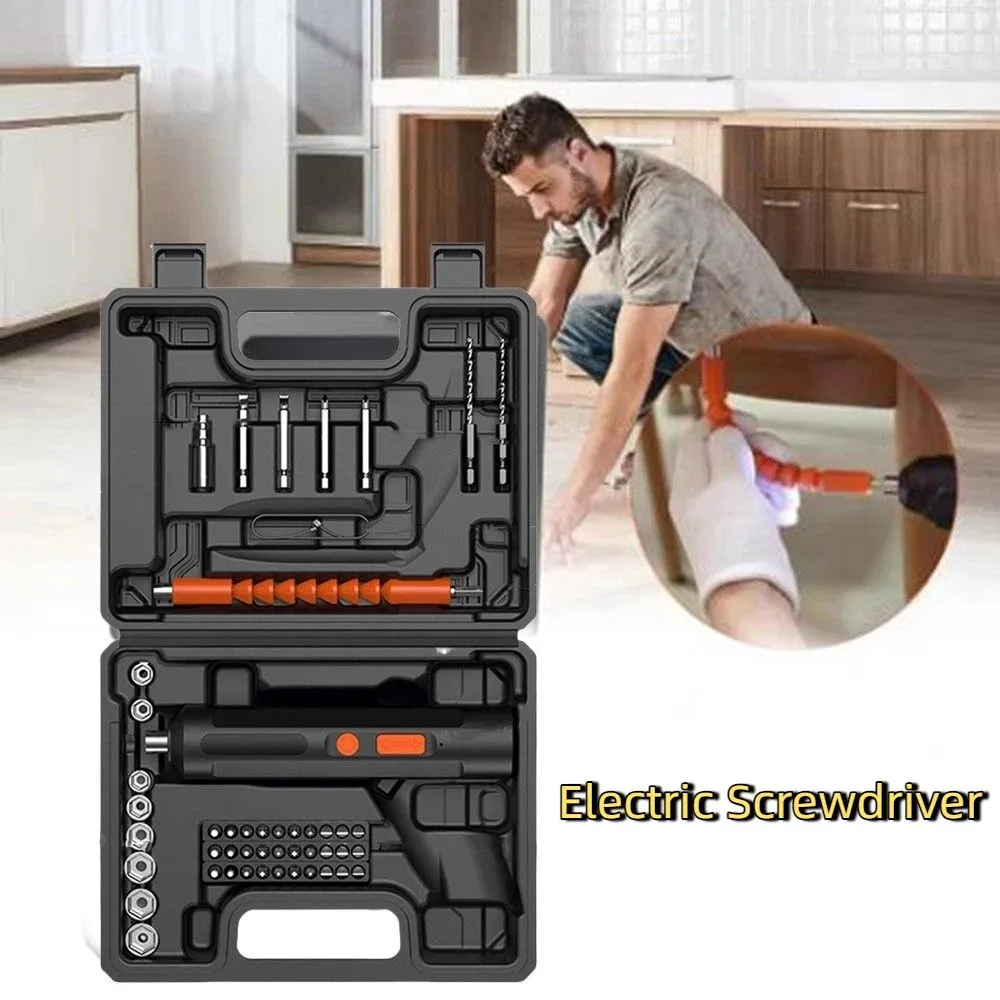 

USB Rechargeable Cordless Electric Screwdriver Lithium Battery Precision Electric Driver Lightweight Electric Drill Driver