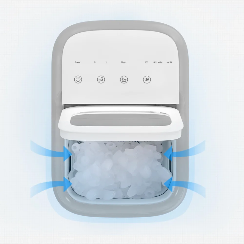 Small ice machine Summer cold drink Automatic dormitory Mini ice machine Household silent cube machine Intelligent foreign trade