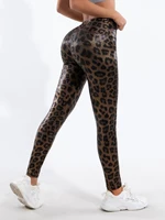 New High-waisted Skin-tight Leopard Print Leggings Women Fashion Europe And America Sexy Slim Stretch Nine-point Pants Women 4