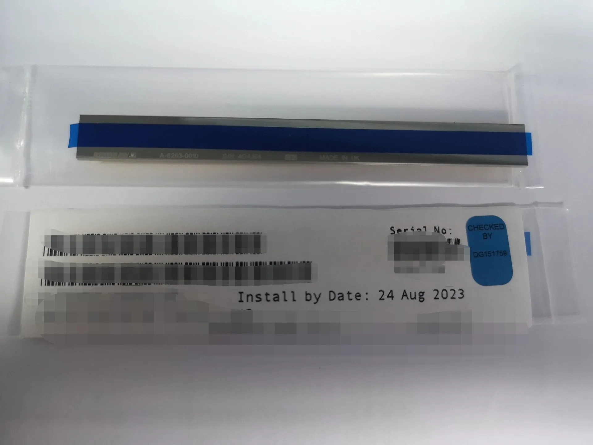 Renishaw KNS Wire Welding Machine XY Light Removal Ruler 19033-6035-452, Full