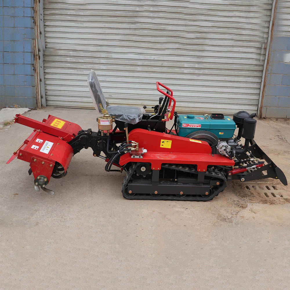 Coltivatore di macchine agricole per mini trattore cingolato agricolo efficiente in vendita