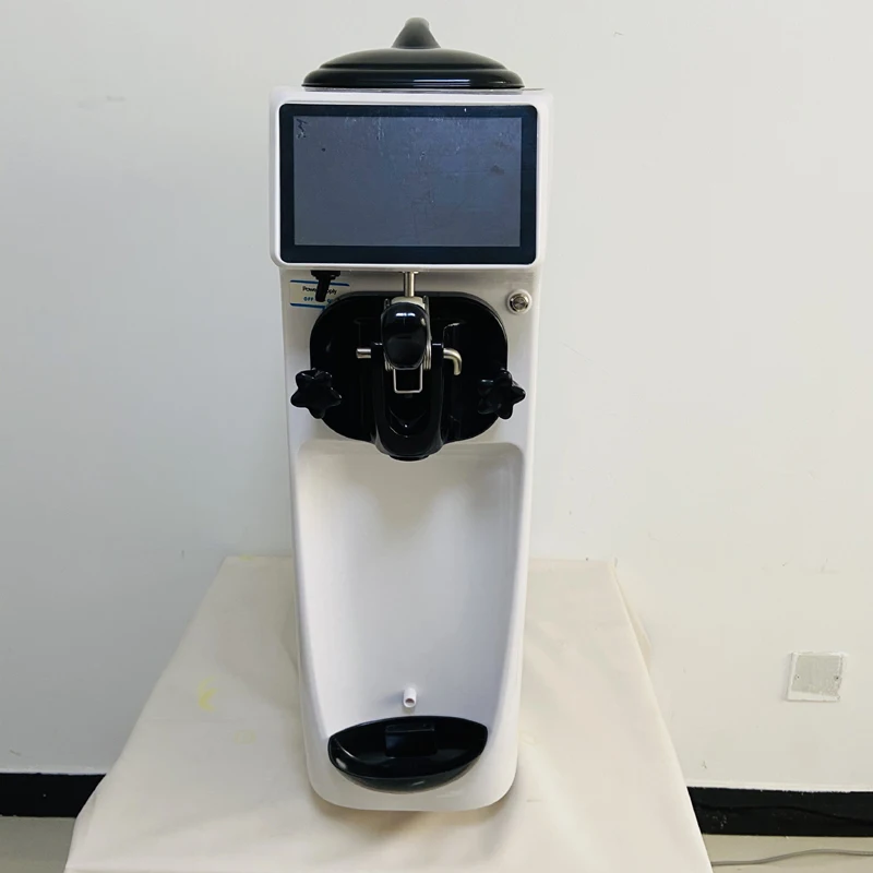 

Automatic commercial soft ice cream machine high quality mini single head soft ice cream machine vertical