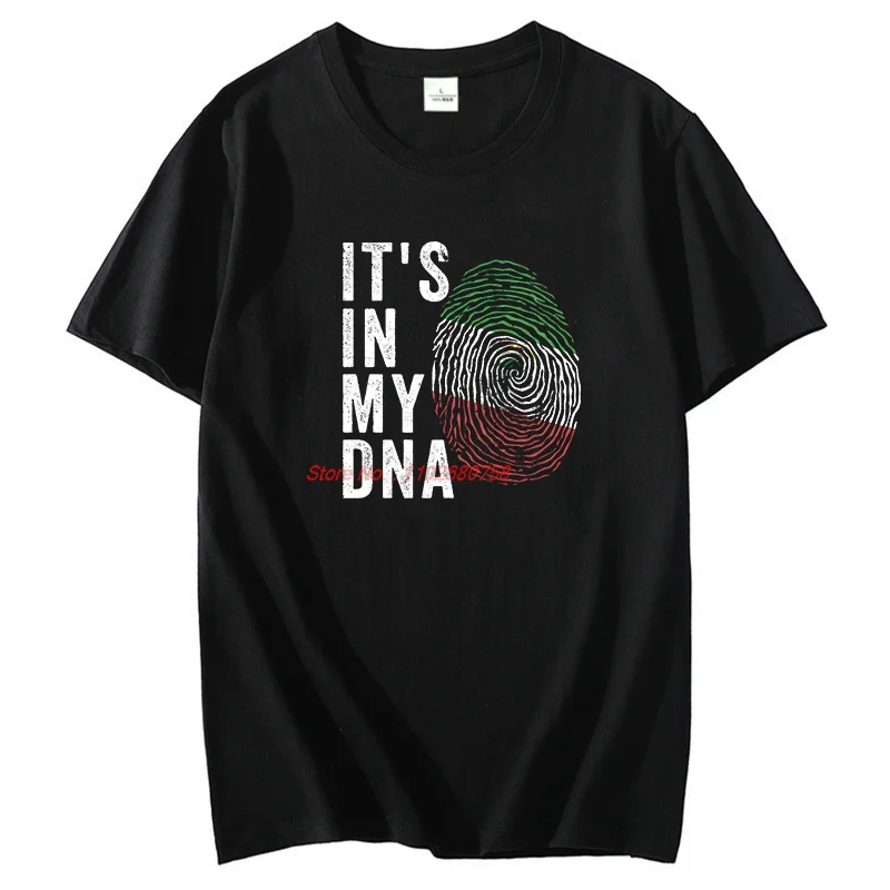 

It's In My Dna Funny Graphic T Shirts Equatorial Guinea Flag T-Shirt Unisex Summer Cotton New Shirts And T-Shirts Print T Shirt