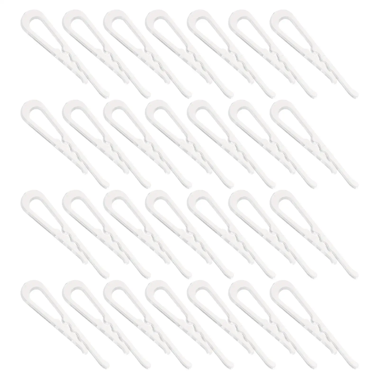 

200 Pcs Shirt Clips Plastic Wear Resistant Alligator Garment Clamps Clothes Pins Fixing Home Underwear Hair Mini