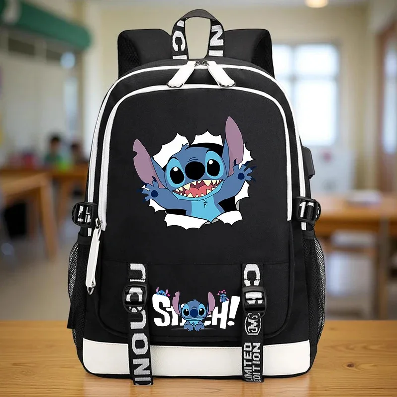 

Рюкзак Stitch, Рюкзак для ноутбука с несколькими отделениями, большой вместимости, легкий и моющийся вручную для путешествий и работы