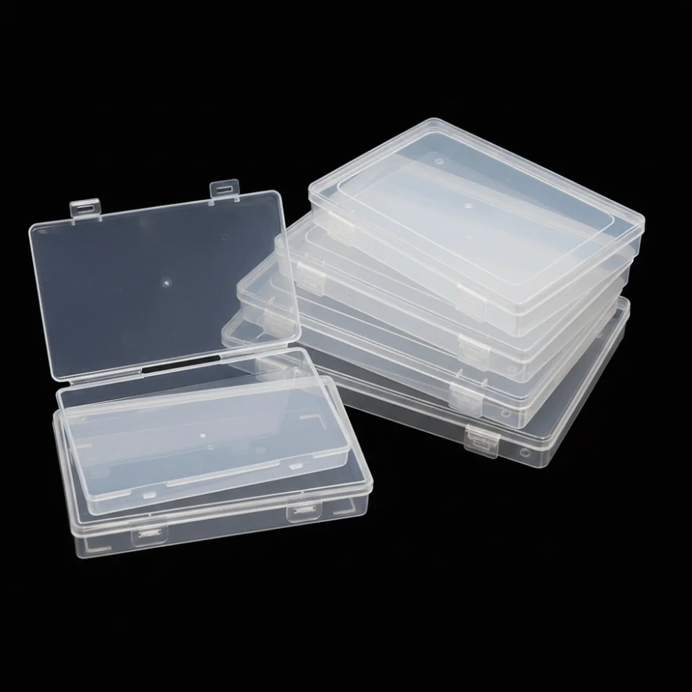 Transparente Desktop-Aufbewahrungsbox Multifunktionaler Staubdichter Schreibtisch-Organizer Umweltfreundlicher PP-Organizer mit Großer Kapazität für Schmuck