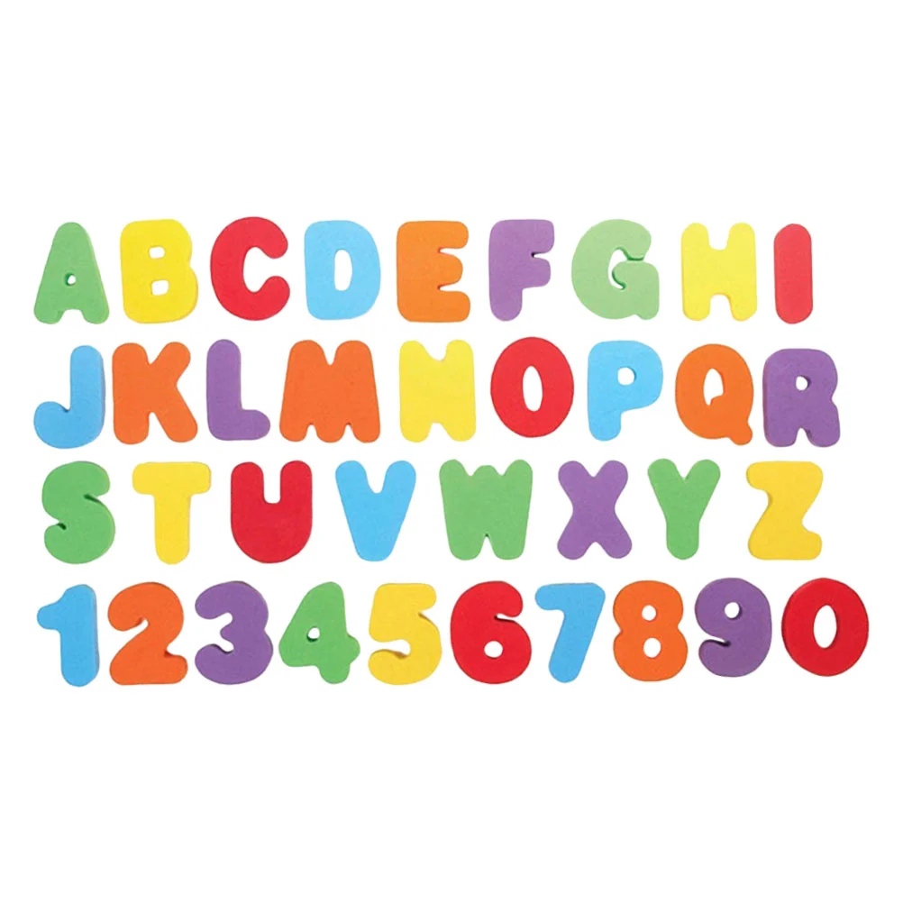 Bath Toys Smooth Children Accessory Puzzle Parent-child Interaction Household Number Foam Kids Supply