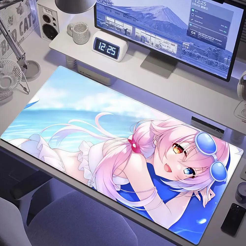 

HYBXAXC Takanashi Hoshino Game B-Blue Archive Mouse Pad Non-slip Rubber Balance Computer Mat Decoracion Deskmat Laptop