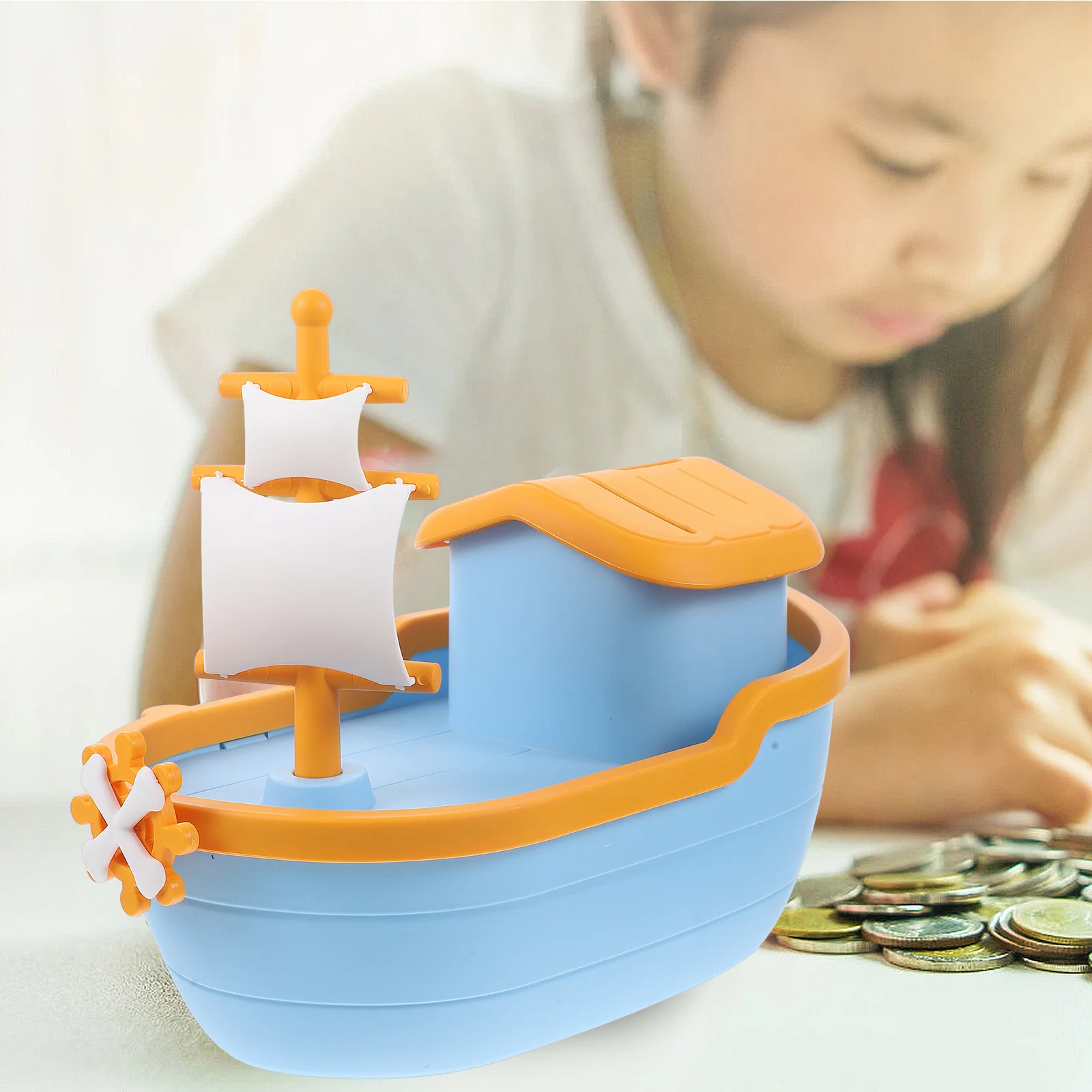 Piratenschip Munt Bank Spaarpot Grote Capaciteit Kinderen Spaarpot Verjaardag Kerstcadeau Geldpot Kinder Muntpot