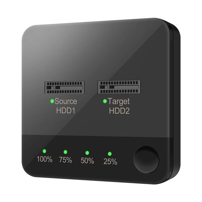 Duplicateur ABSQ-M.2 SATA M.2 SATA touristes Bay boîtier SSD disque dur externe station d'accueil avec clone pour M2 HDD SSD lecteur