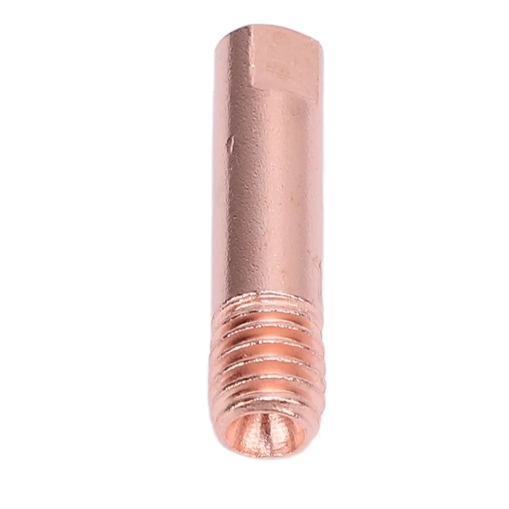 60Pcs 1.2mm MIG Welding Contact Tips Copper Easy to Install Welding Gun Accessories Rose Gold Welding Gun Contact Tips