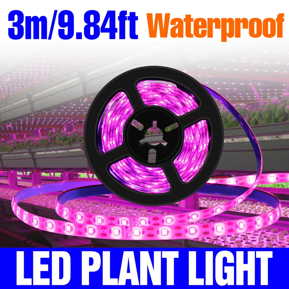 

5V Full Spectrum Grow Light Strip LED Indoor Plants Cultivation Lamp USB Greenhouse Tent Flower Potted Hydroponics Fill Lighting
