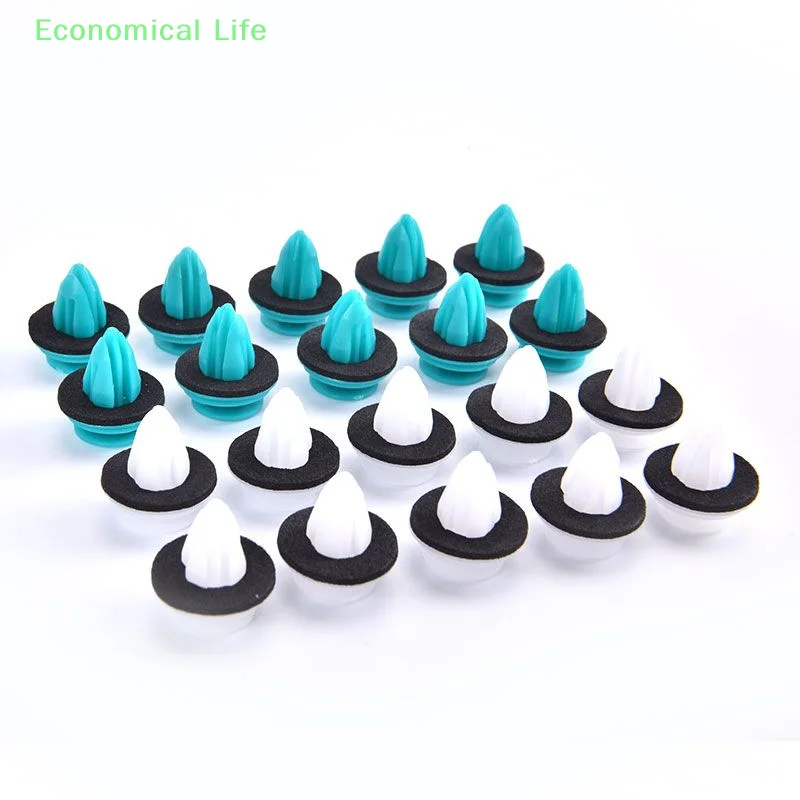 50Pcs Universal Auto Fastener Clips Retaining Door Panel Clasp Bumper Interior Fender Screw Rivet Nylon Car Buckle Shockproof