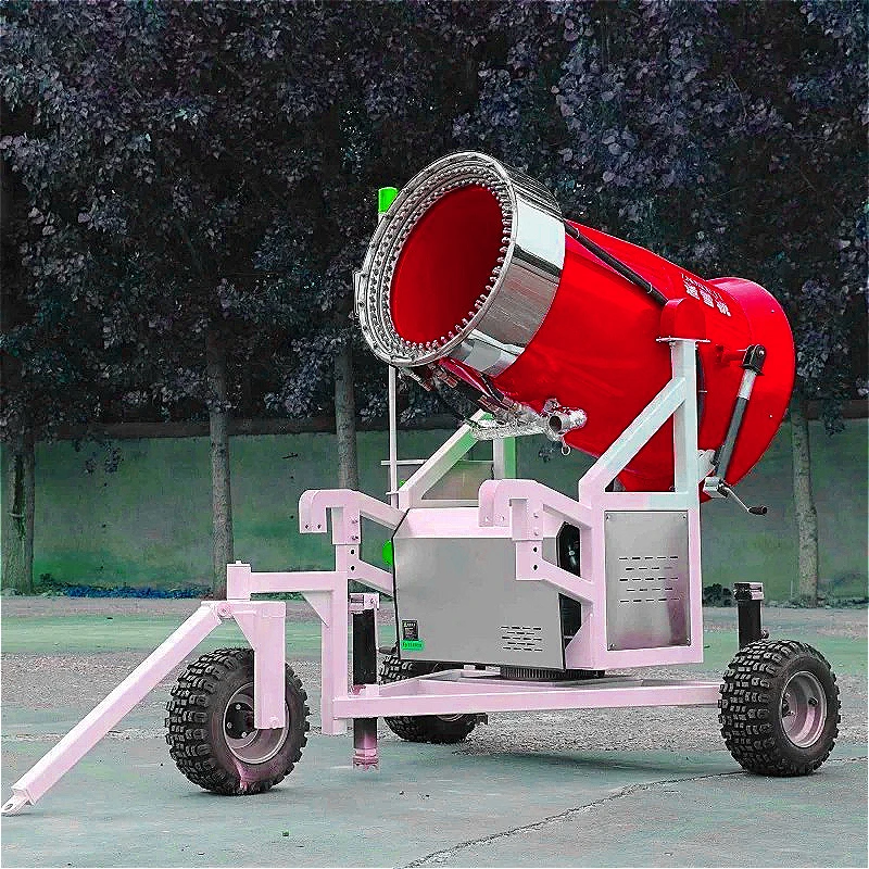 360 Degree Rotating Drift Snow Machine Widely Using Ski Resort Snowfall Machine Artificial Intelligence Snow Making Machine