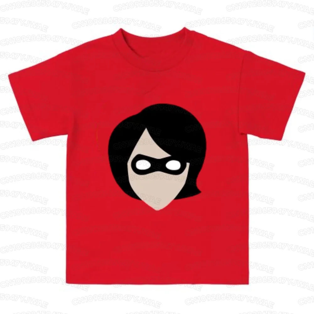 Sommer-T-Shirt „The Incredibles“ für Damen, Familien-T-Shirt, Urlaubs-T-Shirt, kurzärmelig, für Erwachsene, Cosplay, lässiges T-Shirt, Oberteile – Detail 7